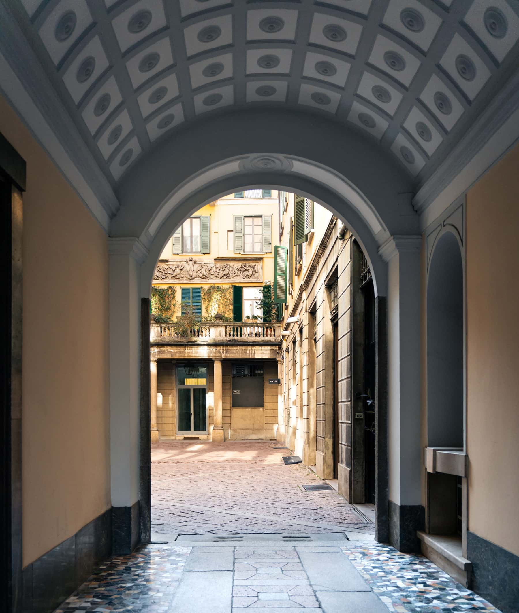 The Unox Casa showroom in the heart of Brera design district, in via Pontaccio 19, Milan